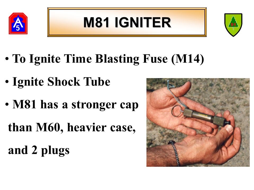 How to use the M81 Fuse Igniter - YouTube